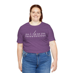 PS I LOVE YOU - Unisex Jersey Short Sleeve Tee