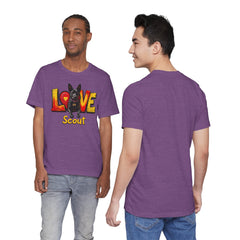 Personalized Love Your Dog T-Shirt — Designed with your dogs name and picture Graphic Tee