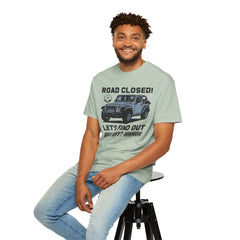 Unisex Jeep Adventure T-Shirt – Road Closed! Let's Find Out Why?