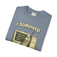 I Survived Dial-Up Vintage Tech T-Shirt