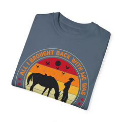 Retro Sand In My Boots Cowboy Rodeo - Graphic Comfort Colors Tee Shirt