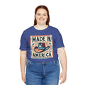 Made In America Cowboy Hat Graphic, Unisex Jersey Short Sleeve Tee