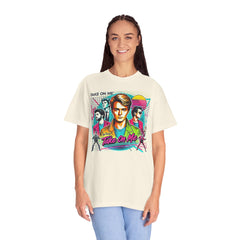 80s Music Take On Me  - Graphic Comfort Colors Garment Dyed Shirt