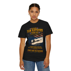 USS Sam Rayburn SSBN-635 Submarine T-Shirt — "Forty One for Freedom" Patriotic Navy Tee