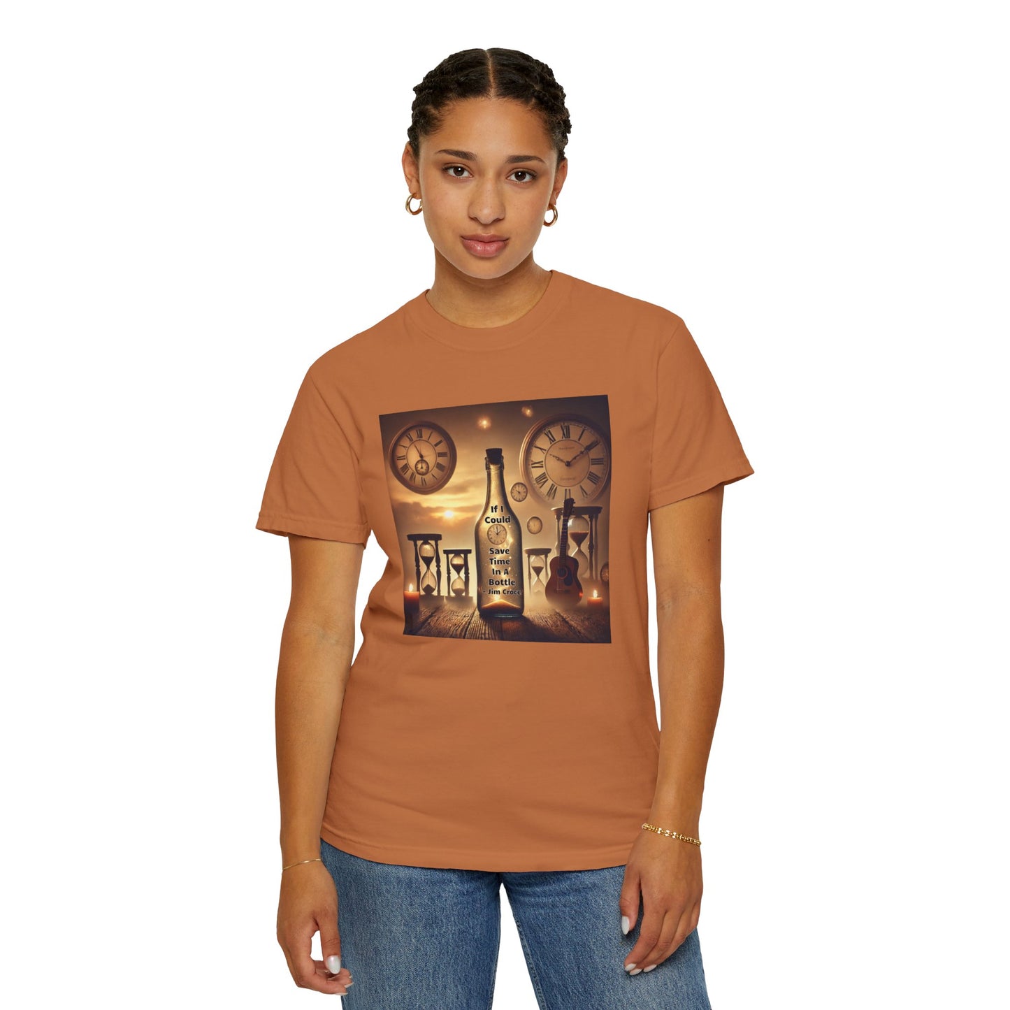 If I Could Save Time In A Bottle Graphic Comfort Colors Unisex Garment Dyed T-shirt