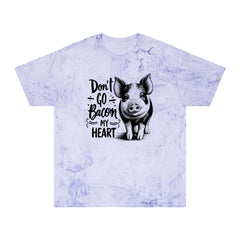 Don't Go Bacon My Heart - Pig Graphic Unisex Color Blast T-Shirt