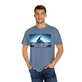 Jaws Movie  Influenced shark fin quote Mural Graphic - Unisex Comfort Colors Shirt