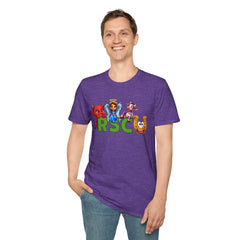 Russell Sage College Mascots Unisex T-Shirt - Personalize your shirt with your grad year by entering it in the notes field before you hit the checkout button