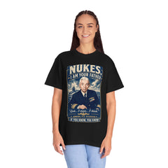 Nukes I Am Your Father Vintage United States Navy Nuclear Power Submarine Graphic T-Shirt