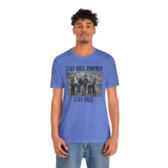 The Outsiders Shirt, Front and Back Images, Greasers Characters Shirt, Unisex Jersey Short Sleeve Tee
