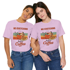 Cozy Coffee Lover Tee, No Kvetching Before Coffee Shirt, Funny Gift for Coffee Enthusiasts, Unisex Casual Apparel, Perfect for [...]