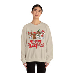 Merry Woofmas- Unisex Heavy Blend™ Crewneck Sweatshirt