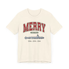 Big MERRY CHRISTMAS Submarine Brotherhood -Unisex Jersey Short Sleeve Tee
