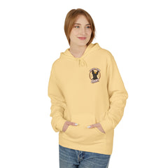 Breakfast Club Hoodie — Cute Black Dog, Bacon & Egg Graphic Pullover