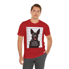 K9 Mugshot Personalized with your Dog T-Shirt