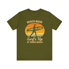 Jones Beach Vibes Unisex Tee - Surf's Up Long Island | Summer Shirt