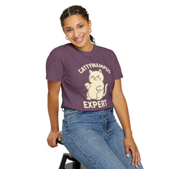 Cattywampus Expert T-Shirt | Funny Cat Tee, Gift for Cat Lovers, Cute Pet Shirt, Casual Wear, Unisex Apparel