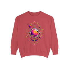 Cosmic Orbit Sweatshirt — Neon Planet Graphic Pullover
