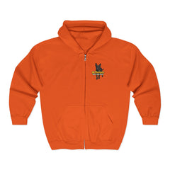 Personalized with your dogs image Zip Hoodie — "My Therapist Has a Wet Nose" Graphic