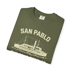San Pablo 'The Sand Pebbles' Vintage Boat Graphic T-Shirt