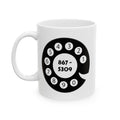 867-5309 Jenny Mug: Retro Phone, 80s Pop