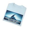 Jaws Movie  Influenced shark fin quote Mural Graphic - Unisex Comfort Colors Shirt