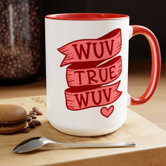 Wuv True Wuv Accent Mug,The Clergyman,Princess Bride Mug,80s Movie Quote,Gift for movie lover,vintage film gift,comedy movie mug,romcom mug