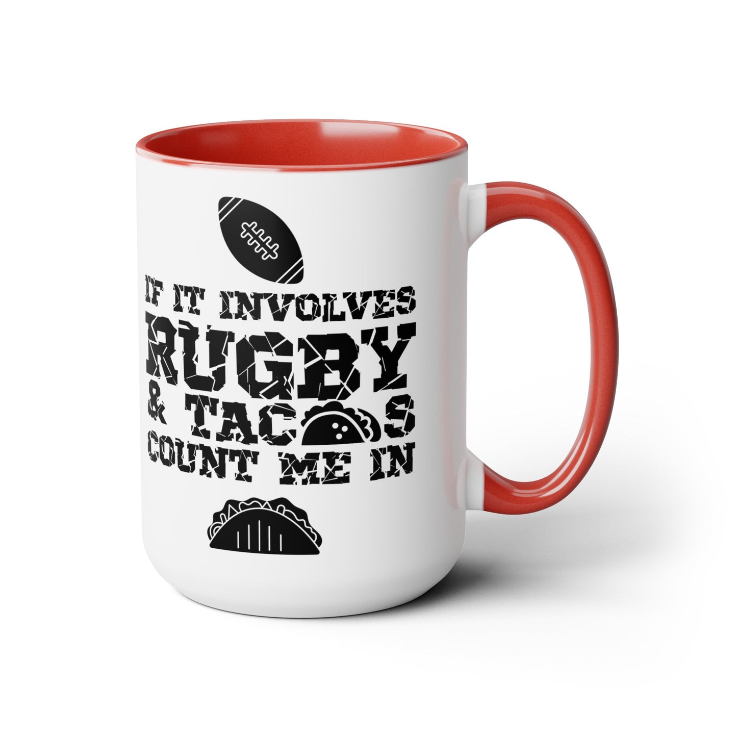 Funny RUGBY Ceramic 15oz Mug