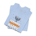 Happy Hanukkah Menorah - Unisex Jersey Short Sleeve Tee