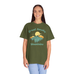 Great Smoky National Park National Park Graphic, Comfort Colors Soft Relaxed Fit Unisex Garment-Dyed T-shirt