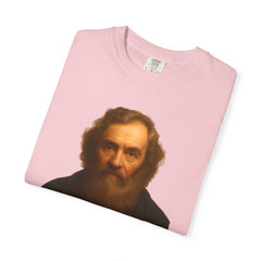 Historical Galileo Galilei Portrait Quote T‑Shirt — "I didn't mean to start drama. I just said the Earth moves."