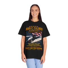 USS John C. Calhoun SSBN-630 Submarine Tribute T-Shirt — Forty One For Freedom Patriotic Tee
