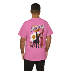 Breakfast Club Dog T‑Shirt — Retro Bacon & Eggs Graphic Tee