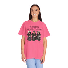 Biker Granny Gang T-shirt, Unisex Tee for Motorcycle Lovers, Fun Gift for Bikers, Unique Graphic Shirt, Perfect for Rides or Casual Wear