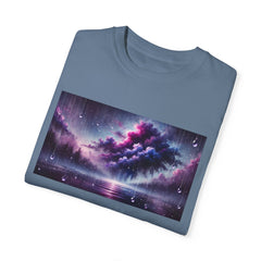 Prince Inspired Purple Rain Mural Graphic - Unisex Comfort Colors Shirt