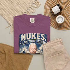 Nukes I Am Your Father Vintage United States Navy Nuclear Power Submarine Graphic T-Shirt