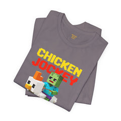 Video Game Chicken Jockey Tee - Unisex Short Sleeve T-Shirt