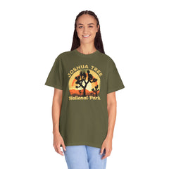 Joshua Tree National Park Graphic, Comfort Colors Soft Relaxed Fit Unisex Garment-Dyed T-shirt