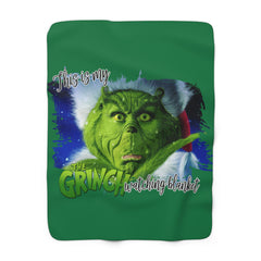 THE GRINCH - Sherpa Fleece Blanket | Comfort, Gift For Him, Gift For Her, Fan Gift, Birthday Gift, Cozy Gift, Movie Fan Gift, Pop Culture