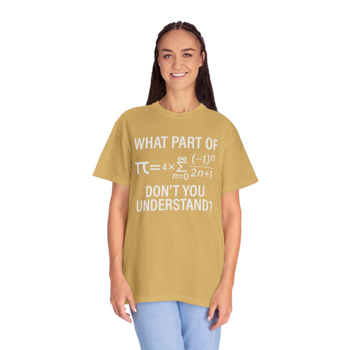 What Part of The Pi Equation Don't You Understand, Comfort Colors Unisex Garment-Dyed T-shirt