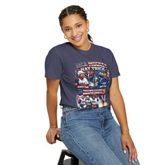 Hockey Hat Trick T-Shirt — USA Men's, Women's & Paralympic Gold Tribute 2026