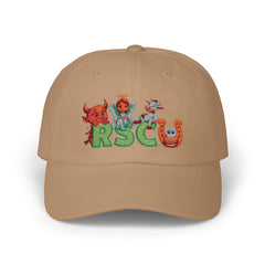 Russell Sage College Mascot Classic Cap - Claim your Memories as a Red Devil, Blue Angel, Purple Cow or Golden Horseshoe