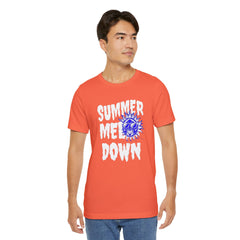 Summer Meltdown Graphic Tee — "Summer Melt Down" Sun Design
