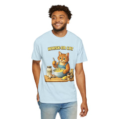 Whisker Cat Baking T-Shirt — Cute Cat Chef Graphic Tee