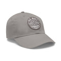 United States Navy Submarine Veteran Dad Hat with Leather Patch (Round) / Dolphins / Submarine Breast Insignia