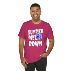 Summer Meltdown Graphic Tee — "Summer Melt Down" Sun Design
