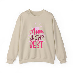 MUM KNOWS BEST SweatShirt,Mums Day Gift,Mum lover gift,Mum inspired shirt,mothers day present,birthday gift,unique mum gift,best mum ever