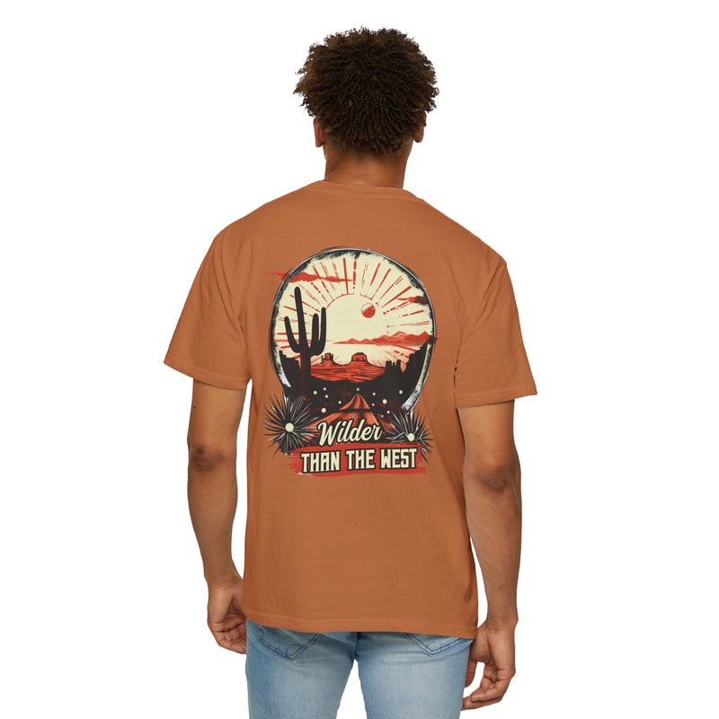 Wilder Than The West - Vintage Style Graphic Comfort Colors Tee Shirt