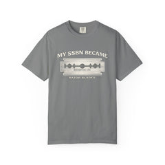 My SSBN Became Razor Blades Graphic Vintage Submarine Veteran Tee