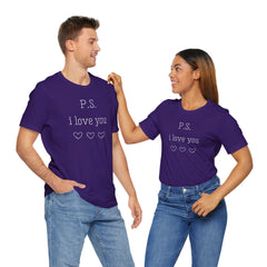 PS I LOVE YOU - Unisex Jersey Short Sleeve Tee